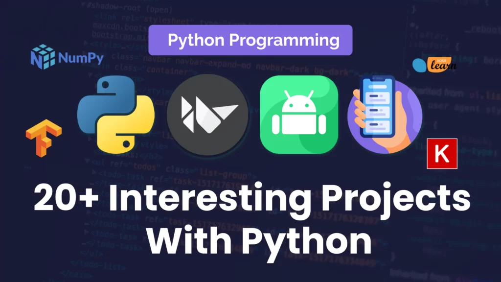 20-interesting-projects-with-python